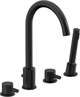 Смеситель на борт ванны Damixa Scandinavian Pure 360400300, черный