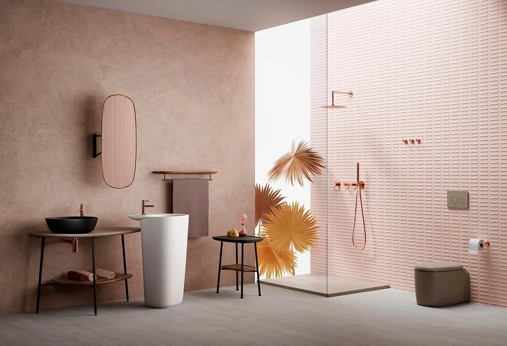 Душевой гарнитур VitrA Origin A4554326, медный