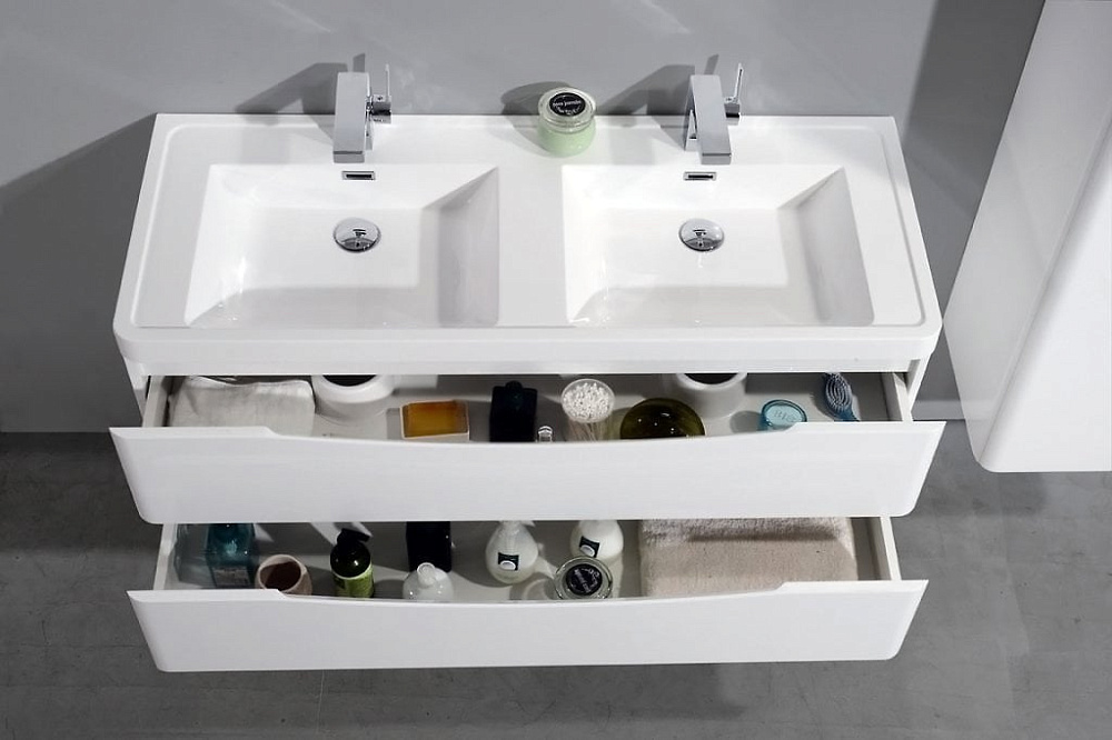 Тумба под раковину без столешницы BelBagno Ancona-N 120  bianco lucido подвесная