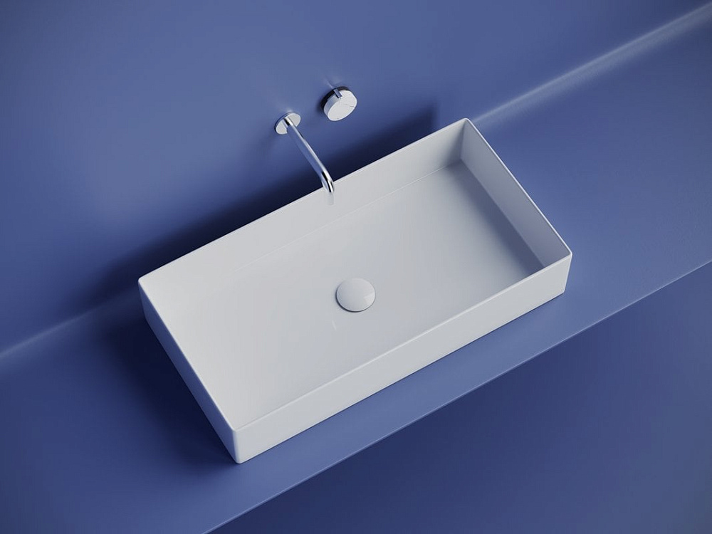 Накладная раковина Ceramicanova Element CN6071 белая глянцевая