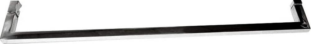 Душевой уголок Abber Schwarzer Diamant AG30100H-S75-S75 100x75, профиль хром, стекло прозрачное