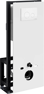 Система инсталляции для унитазов Wasserkraft Glan 66TLT.010.ME.WH.WH02, с кнопкой смыва белой