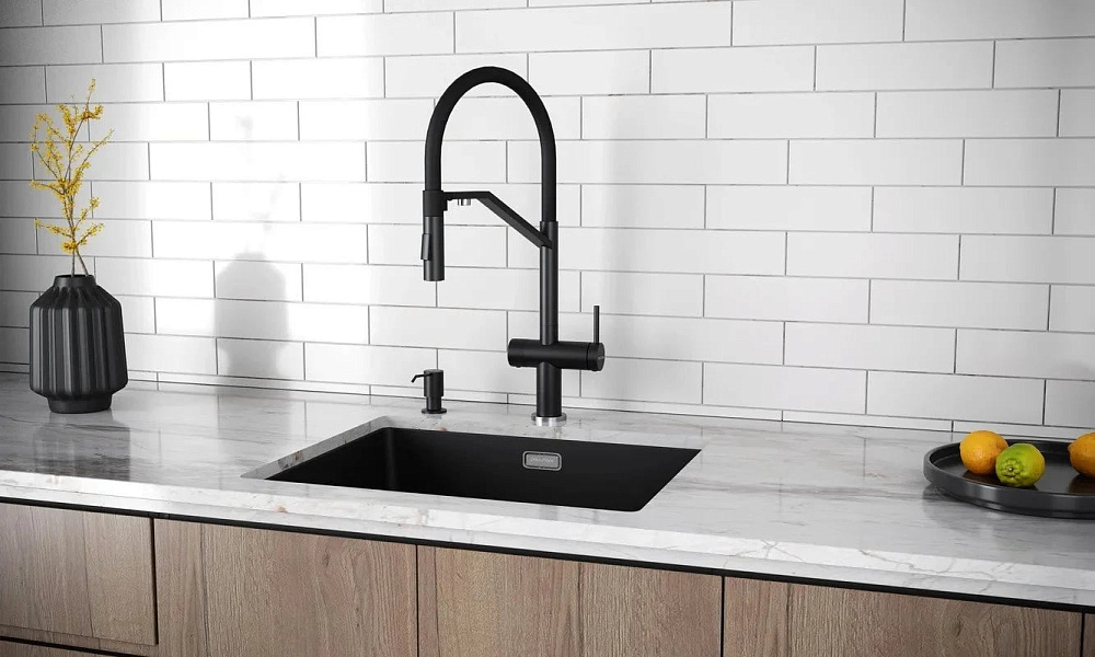 Смеситель для кухни Paulmark Zender Ze213155-AN антрацит