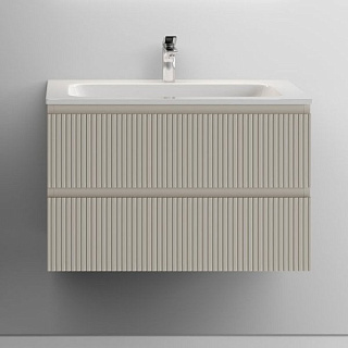Тумба с раковиной Sancos Snob T 80 см, beige soft