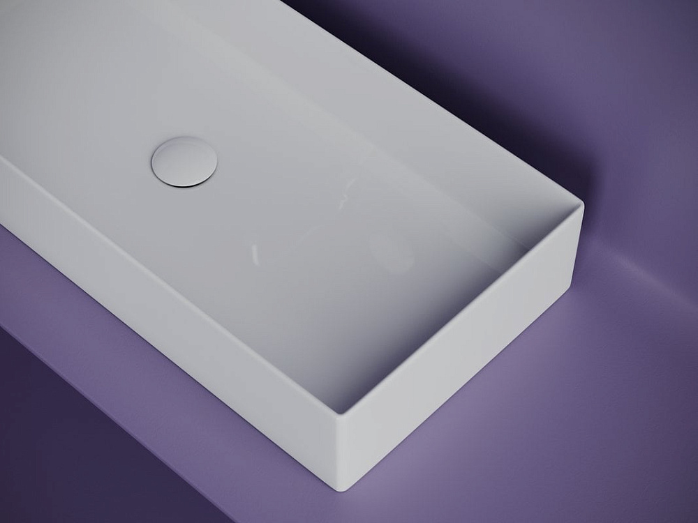Накладная раковина Ceramicanova Element CN6072 белая глянцевая