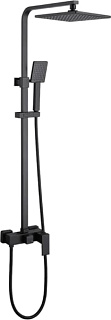 Душевая стойка Abber Daheim AF8220B, черная матовая