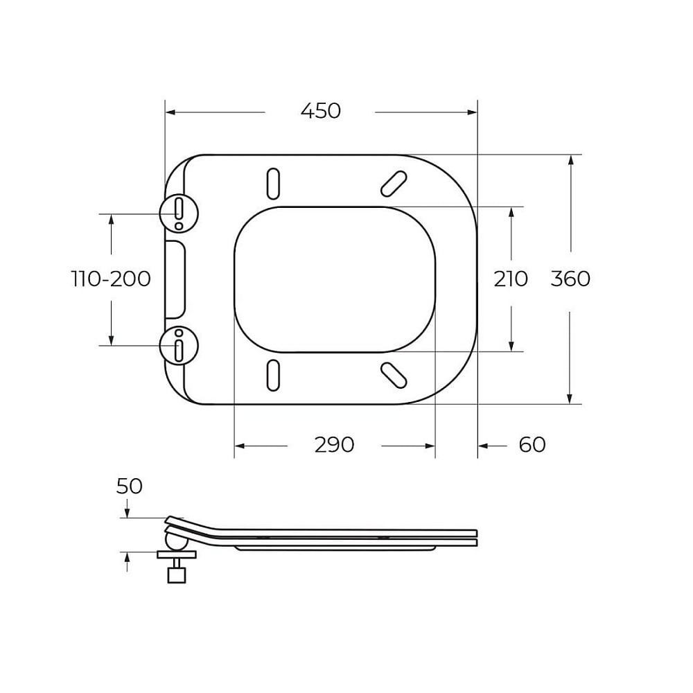 Крышка-сиденье BelBagno BB903SC с микролифтом