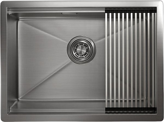 Мойка кухонная Granula Kitchen Space 6045U, сталь сатин