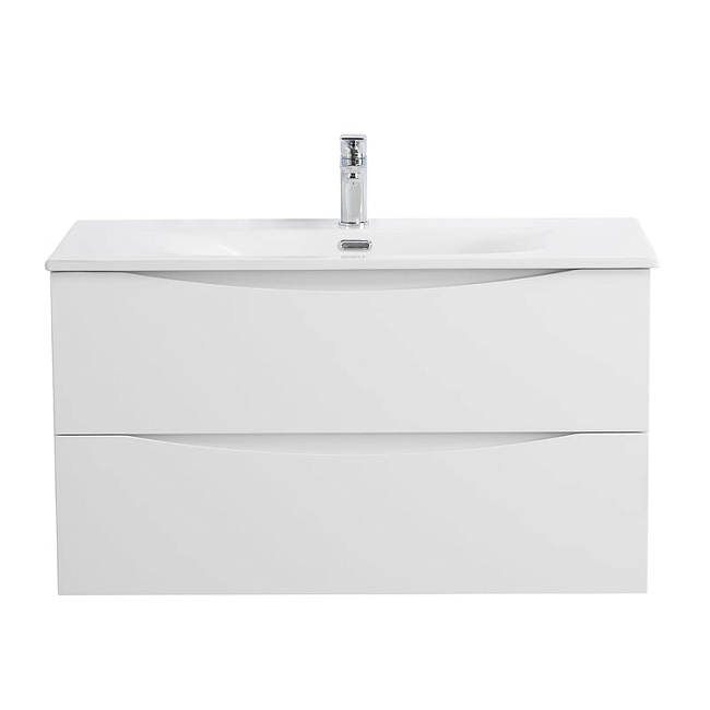 Тумба под раковину без столешницы BelBagno Marino-cer-n 90 подвесная, bianco lucido