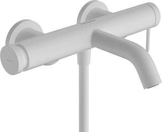 Смеситель для ванны с душем Hansgrohe Tecturis S 73422700, матовый белый