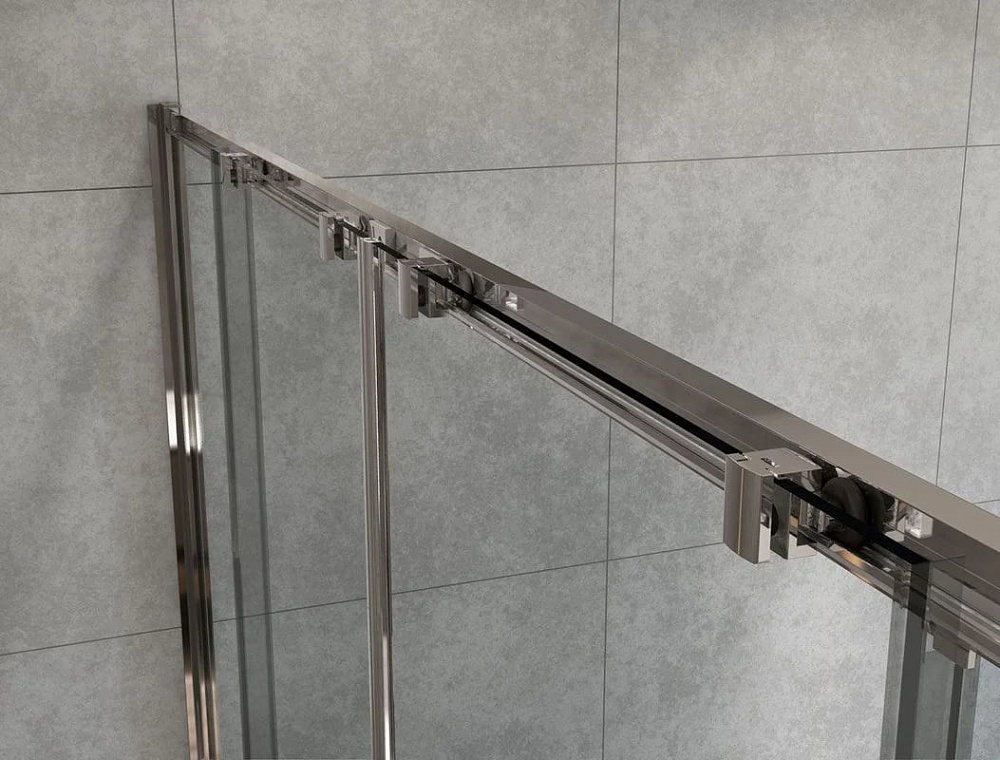 Душевая дверь Vincea Garda VDS-1G2170CLG, 1700, брашированное золото, стекло прозрачное