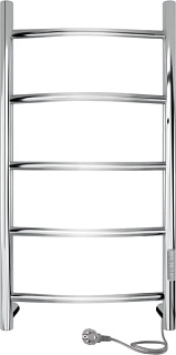Полотенцесушитель электрический Indigo Arc Lux LCALE70-30Rt серебристый
