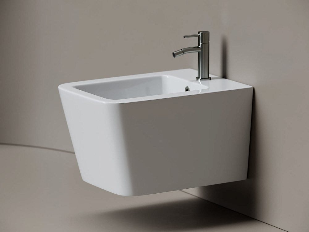 Биде подвесное Ceramicanova Miro CN11004 белый
