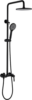 Душевая стойка RGW Shower Panels SP-31B, матовый черный