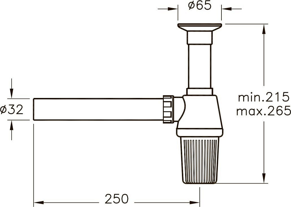 Сифон для раковины VitrA A45109