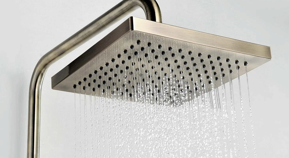 Душевая стойка Wasserkraft A040, светлая бронза