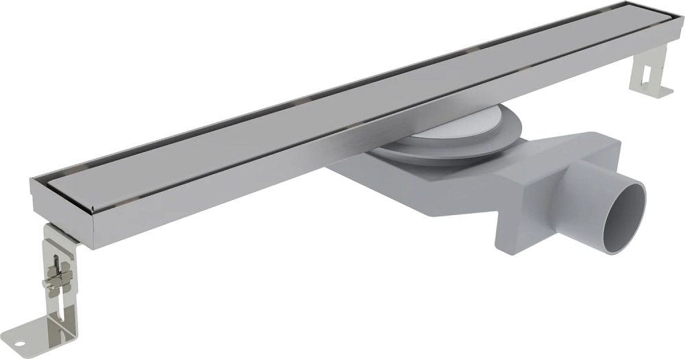 Душевой трап (лоток) Plumberia Selection PSL Linear 80 см, нержавеющая сталь матовая