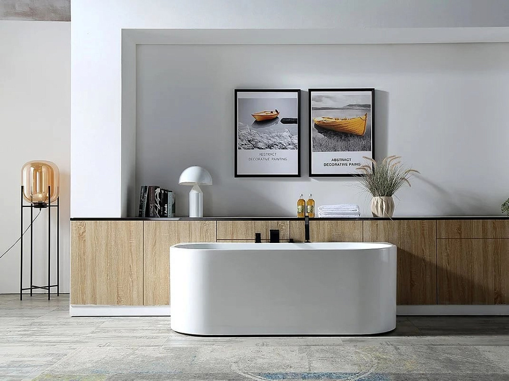 Акриловая ванна Abber 170x80 см, AB9310
