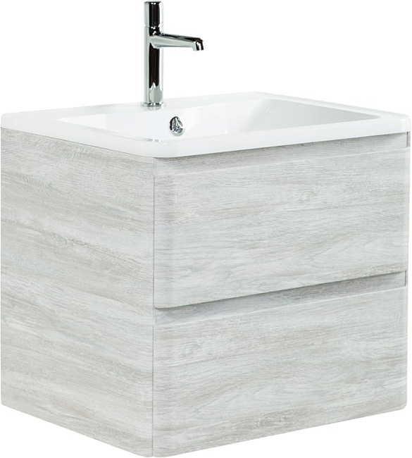 Тумба под раковину без столешницы BelBagno Albano 70 подвесная, rovere vintage bianco