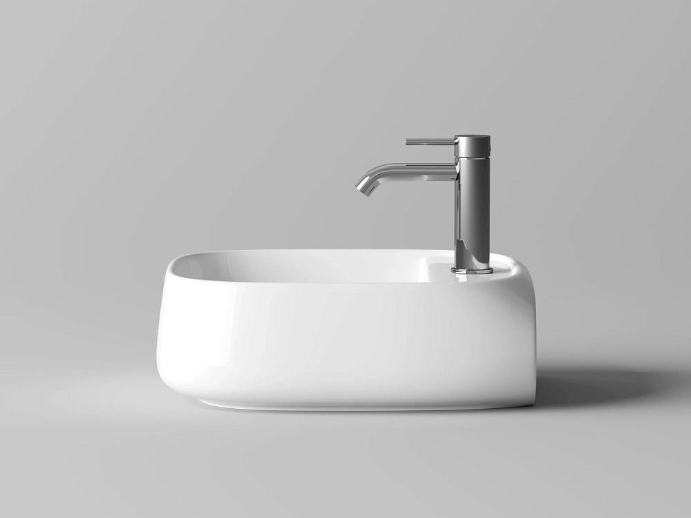 Подвесная раковина для ванной комнаты Ceramicanova Fonte CN5052, белый