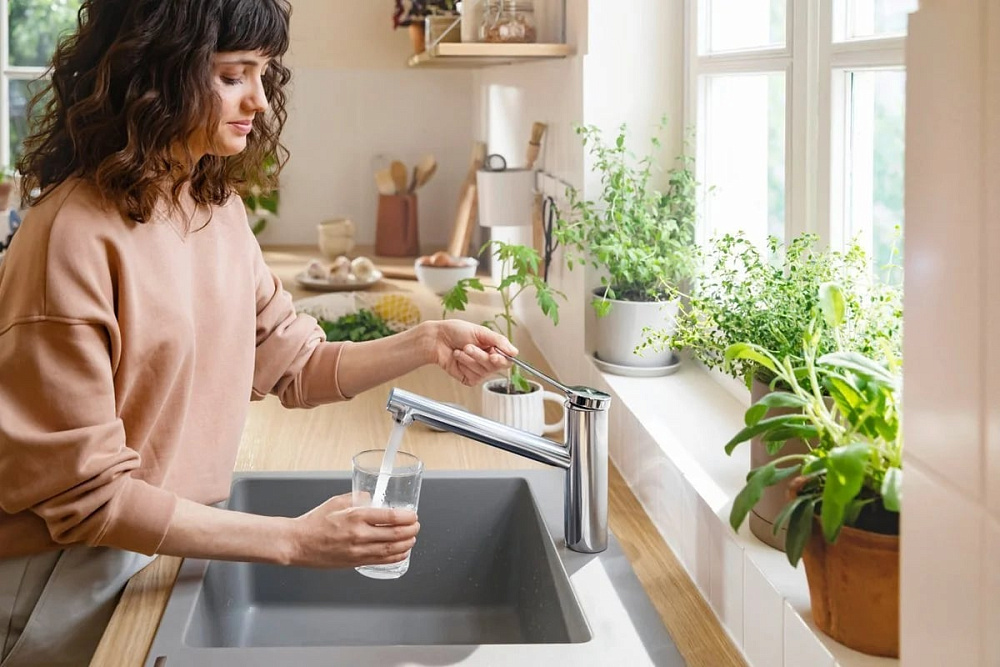 Смеситель для кухни Hansgrohe Zesis M33 74802000 хром