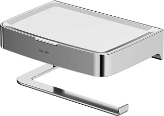 Держатель туалетной бумаги AM.PM Inspire V2.0 A50A341500 с полкой для телефона и контейнером, хром