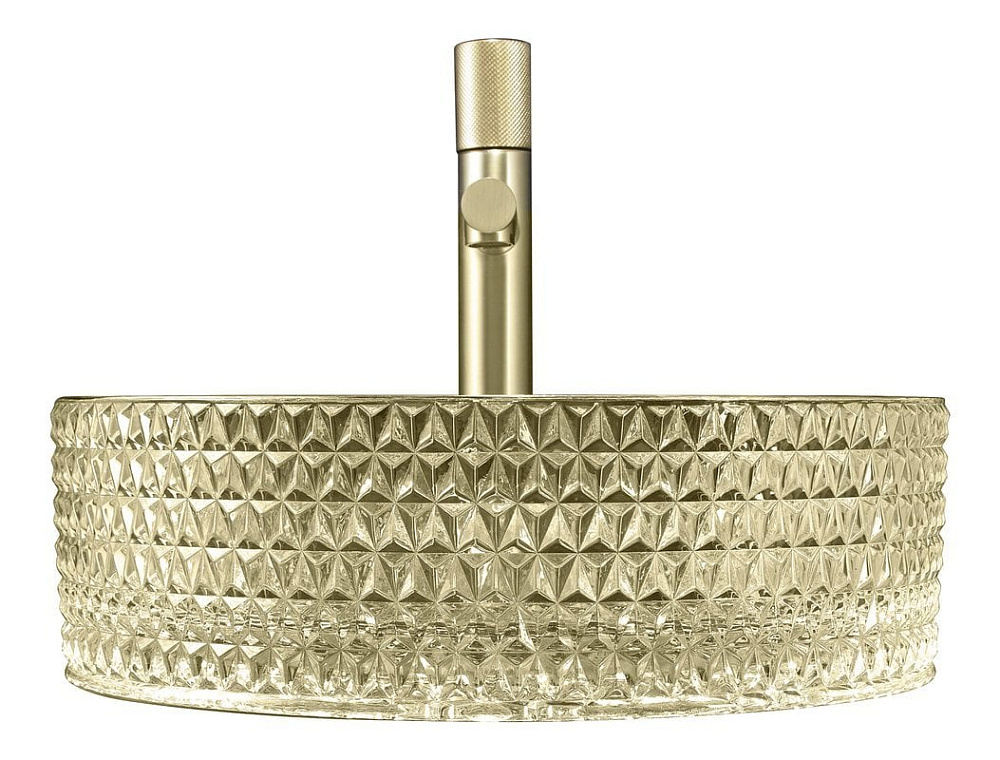 Накладная раковина Abber Glas AK2301GG золотая