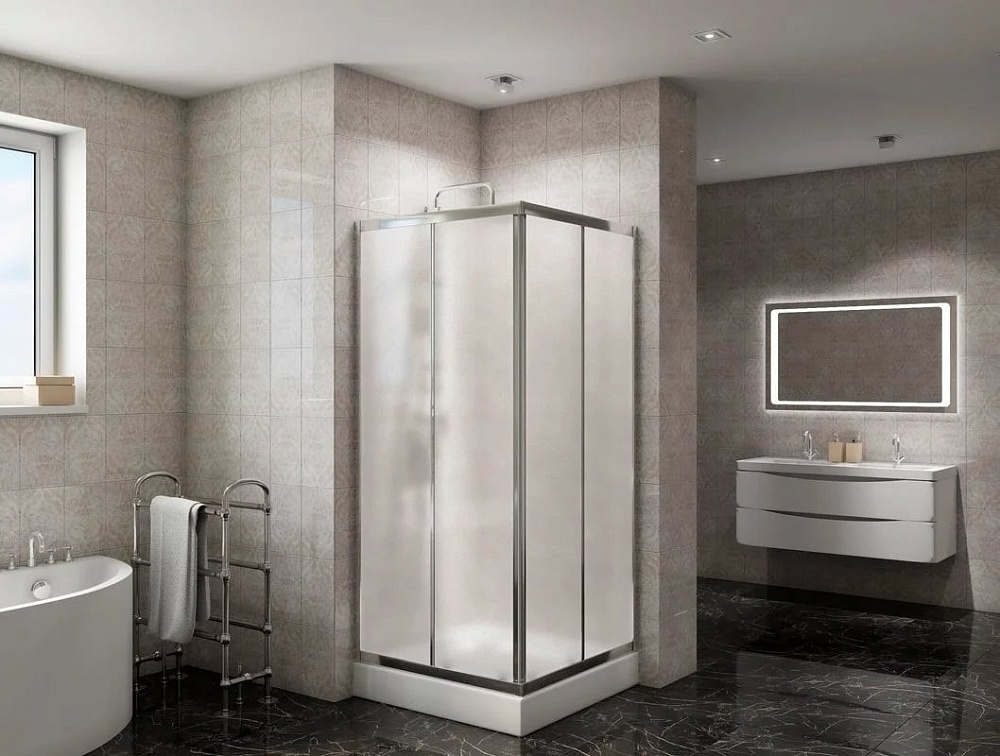 Душевой уголок BelBagno Due A-2-90-P-Cr