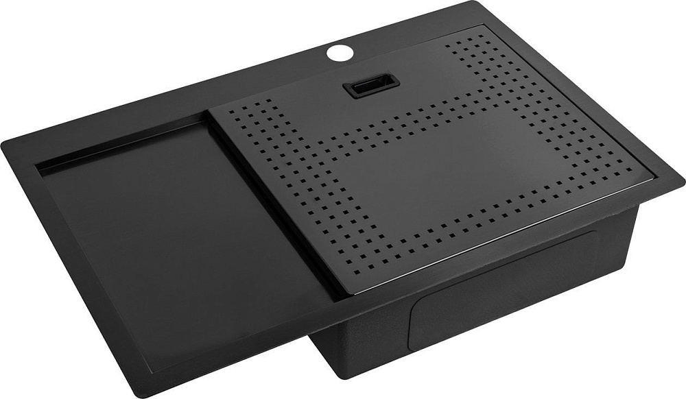 Мойка кухонная Zorg Master N-7852-R Grafit