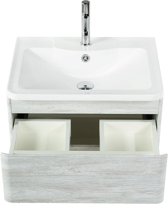 Тумба под раковину без столешницы BelBagno Albano 70 подвесная, rovere vintage bianco