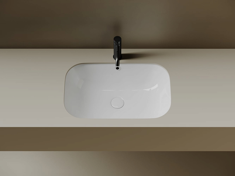 Встраиваемая раковина Ceramicanova Era CN15007 белый