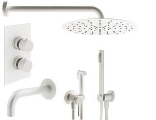 Комплект для ванной Plumberia Selection Ixo KITZXOT19QBO260 С ВНУТРЕННЕЙ ЧАСТЬЮ, белый матовый