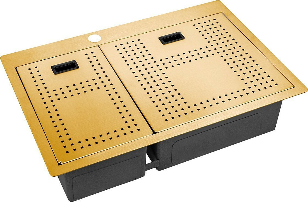 Мойка кухонная Zorg Master N-78-2-52-R Bronze