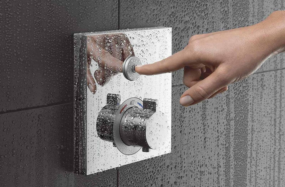 Термостатический смеситель встраиваемый Hansgrohe ShowerSelect 15762000, для душа, хром