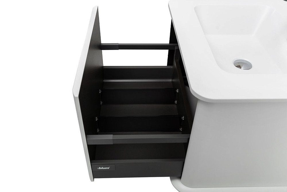 Тумба под раковину без столешницы Cezares Idra 65 1 ящик, bianco opaco