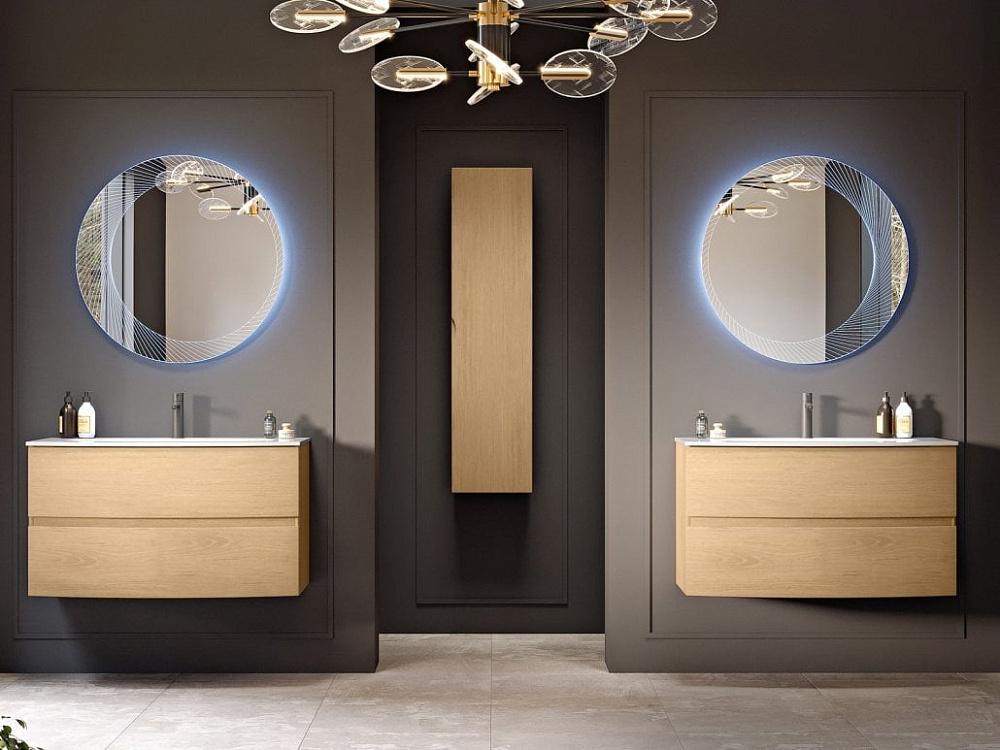 Зеркало круглое Cezares 80x80 с LED-подсветкой