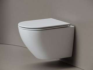 Унитаз подвесной Ceramicanova Whirl CN11007T белый 
