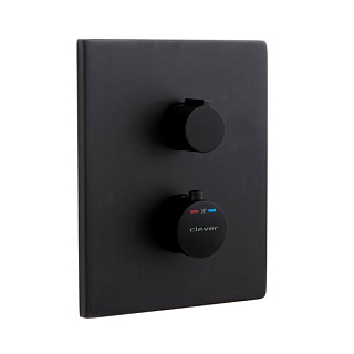 Термостатический смеситель встраиваемый Clever Up! Urban 61108, черный