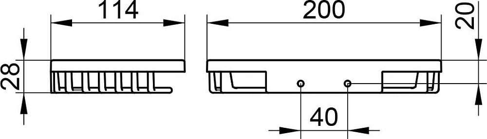 Полка Keuco Universal 24942 2,8 см