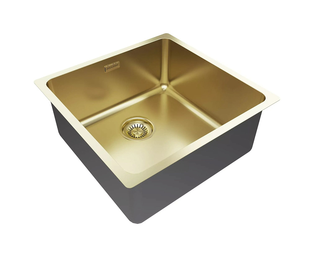 Мойка кухонная Paulmark Vista PM304844-LG, светлое золото