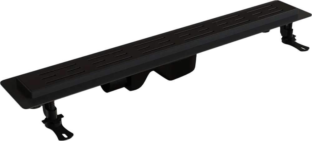 Душевой трап (лоток) RGW Drain Leo-30, черный, 60 см