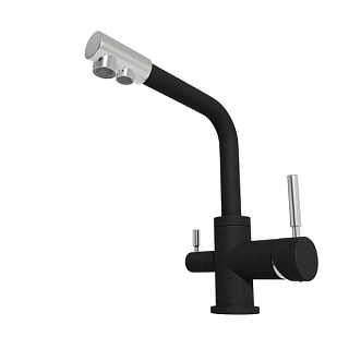 Смеситель для кухни Emar Quartz 3003N.12 Оникс