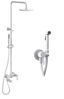 Комплект для ванной Paffoni Light KITZCOL636BO110 белый матовый