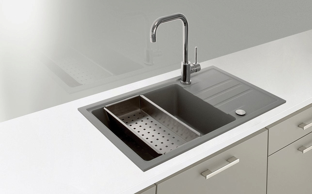 Мойка кухонная Alveus Intermezzo Granital 130 concrete