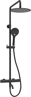 Душевая стойка Wasserkraft Elbe 7400 A288.258.078.BM Thermo, с термостатом, черная