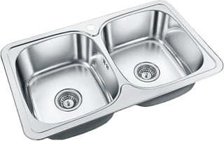 Мойка кухонная Emar Steel 401