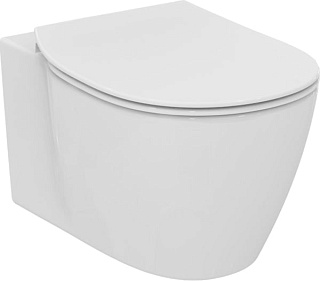 Унитаз подвесной Ideal Standard Connect AquaBlade E047901 E772401 с микролифтом, безободковый, глянц