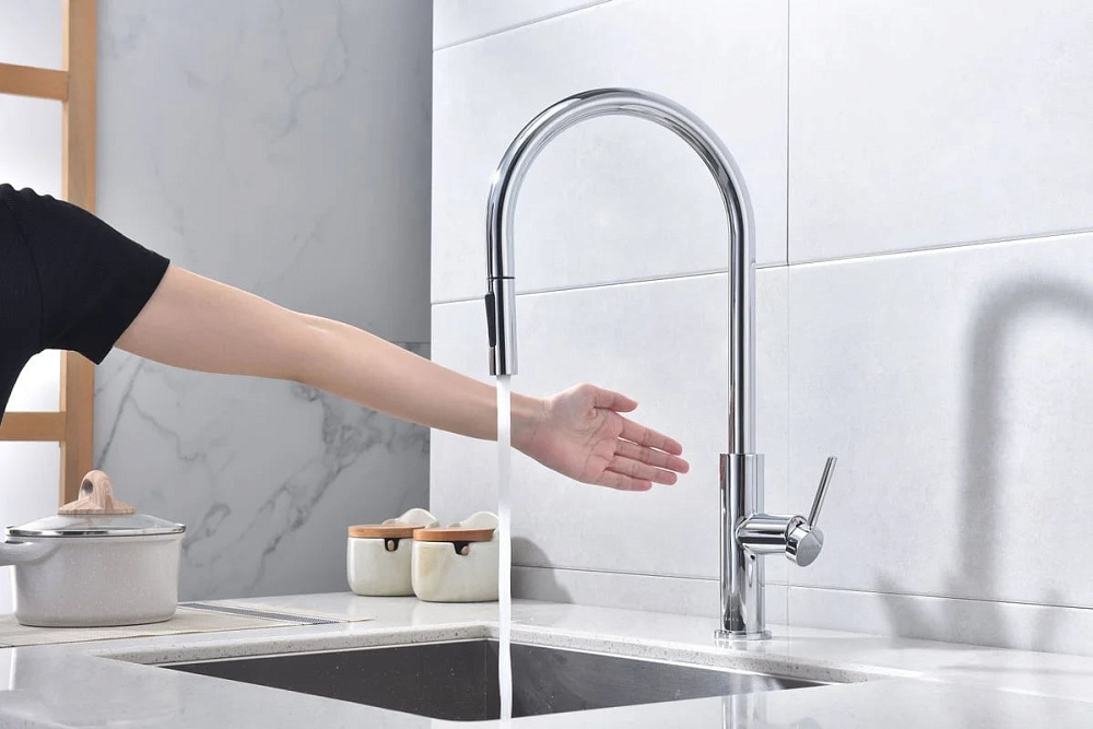 Смеситель для кухни Paulmark Senso Se215180-CR хром