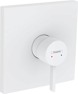 Встраиваемый смеситель Hansgrohe Finoris 76615700, матовый белый