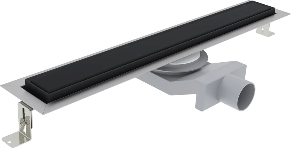 Душевой трап (лоток) Plumberia Selection PST In-Tile 100 см, черный матовый